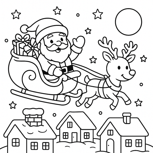 The Tree Who Found the Star – Christmas Picture eBook (PDF) + Bonus 10 Holiday Coloring Pages | Heartwarming Kids Story for Ages 4–6