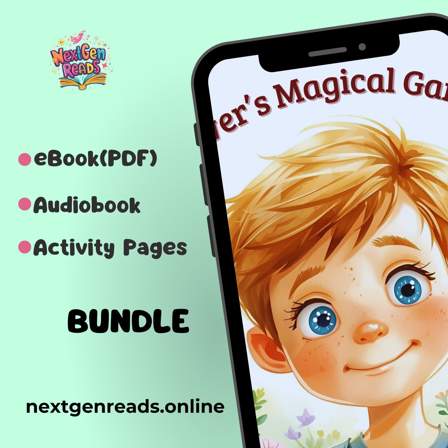 Oliver’s Magical Garden - Audiobook + Ebook PDF + Activity Pages BUNDLE