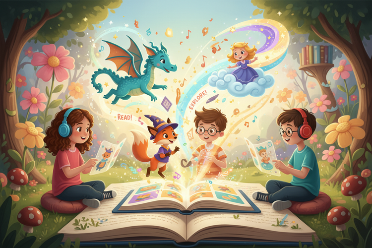 Interactive Children’s Read-Along Flipbooks – Fun Stories to Listen & Learn