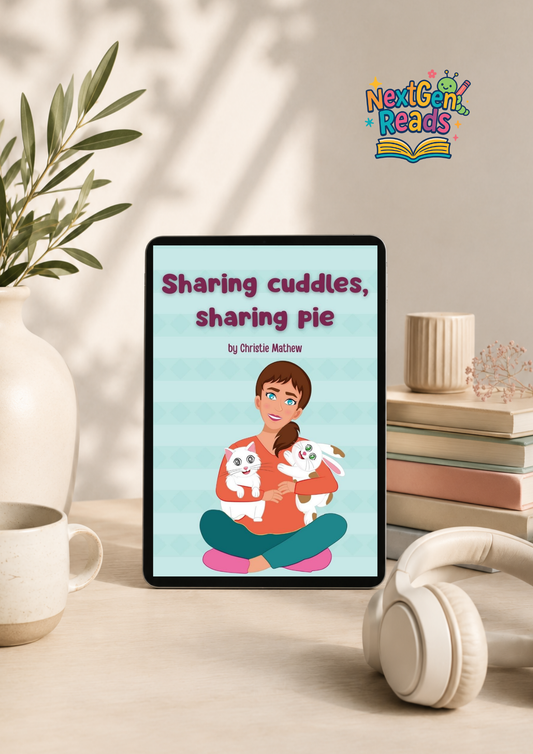 Sharing Cuddles, Sharing Pie – Children’s Interactive Audio Flipbook for Ages 4–6 | Heartwarming Story About Friendship, Sharing & Kindness